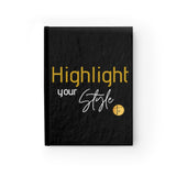 Highlight your Style (Black) - Journal - Blank