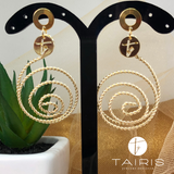 Aretes alambrados (twist)- SWIRL