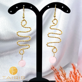 Aretes alambrados TWIST