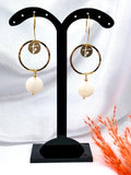 Aretes- GOLD/SILVER CIRCLE (SHELL)