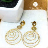 Aretes alambrados (twist)- SWIRL