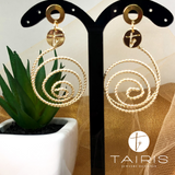 Aretes alambrados (twist)- SWIRL