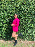FUSHIA BLAZER