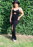 FRONT CUTOUT MAXI DRESS