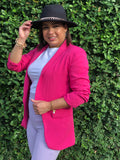 FUSHIA BLAZER