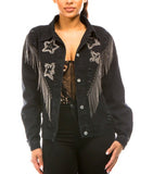 STARS & TASSEL DENIM JACKET