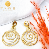 Aretes alambrados (twist)- SWIRL