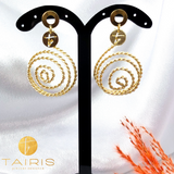 Aretes alambrados (twist)- SWIRL