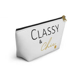 Classy & Chic- Accessory Pouch w T-bottom