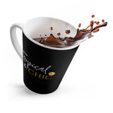 Tropical & Chic (black) - Latte mug