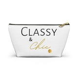 Classy & Chic- Accessory Pouch w T-bottom