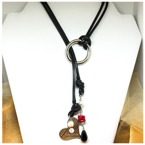 Collar Lariat - LOVE HEART