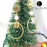 Aretes- Gold/Silver Circle