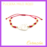 Pulsera Hilo Rojo - CORAZÓN