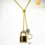 Cadena ajustable - LOCK & HEARTS