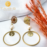 Aretes- Gold/Silver Circle