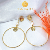 Aretes- Gold/Silver Circle